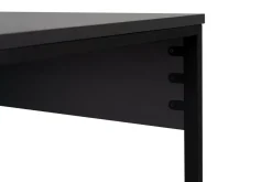 Scrivanie > Dmora Scrivania lineare antracite 94x50cm con 1 cassetto - Vittone Nero Antracite