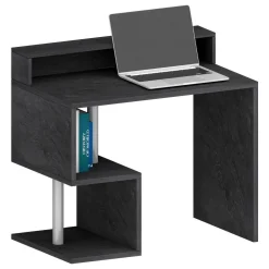 Ufficio|Camera Da Letto > Dmora Scrivania lineare ardesia 100x50cm con supporto computer - Giusy Grigio Ardesia