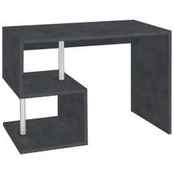 Scrivania lineare ardesia 100x50cm con supporto pc - Acan