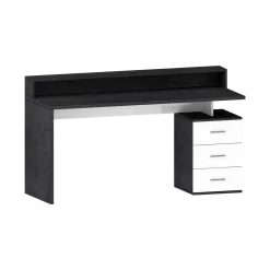 Scrivania lineare ardesia 160x90cm in legno - Flaminia