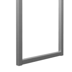 Scrivanie > Dmora Scrivania lineare bianca e grigia 101x40cm con 2 cassetti - Anavi Grigio, Bianco