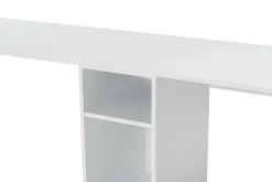 Scrivania lineare bianca e oro 240x60cm - Violet