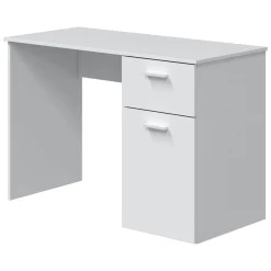 Scrivania lineare bianca 108x50cm in legno - Apos