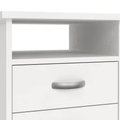 Scrivania lineare bianca 109x48cm in legno - Amor