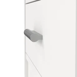Scrivanie > Dmora Scrivania lineare bianca 110x48cm con 1 cassetto - Agave Bianco