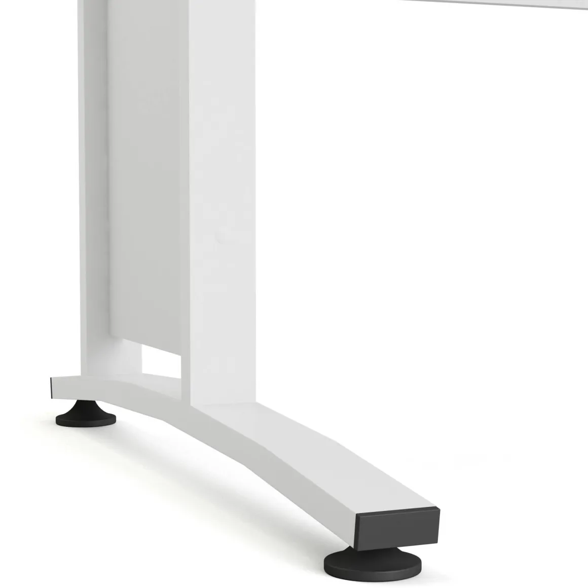 Scrivania lineare bianca 120x80cm in legno - Amigos