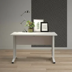 Scrivania lineare bianca 120x80cm in legno - Amigos
