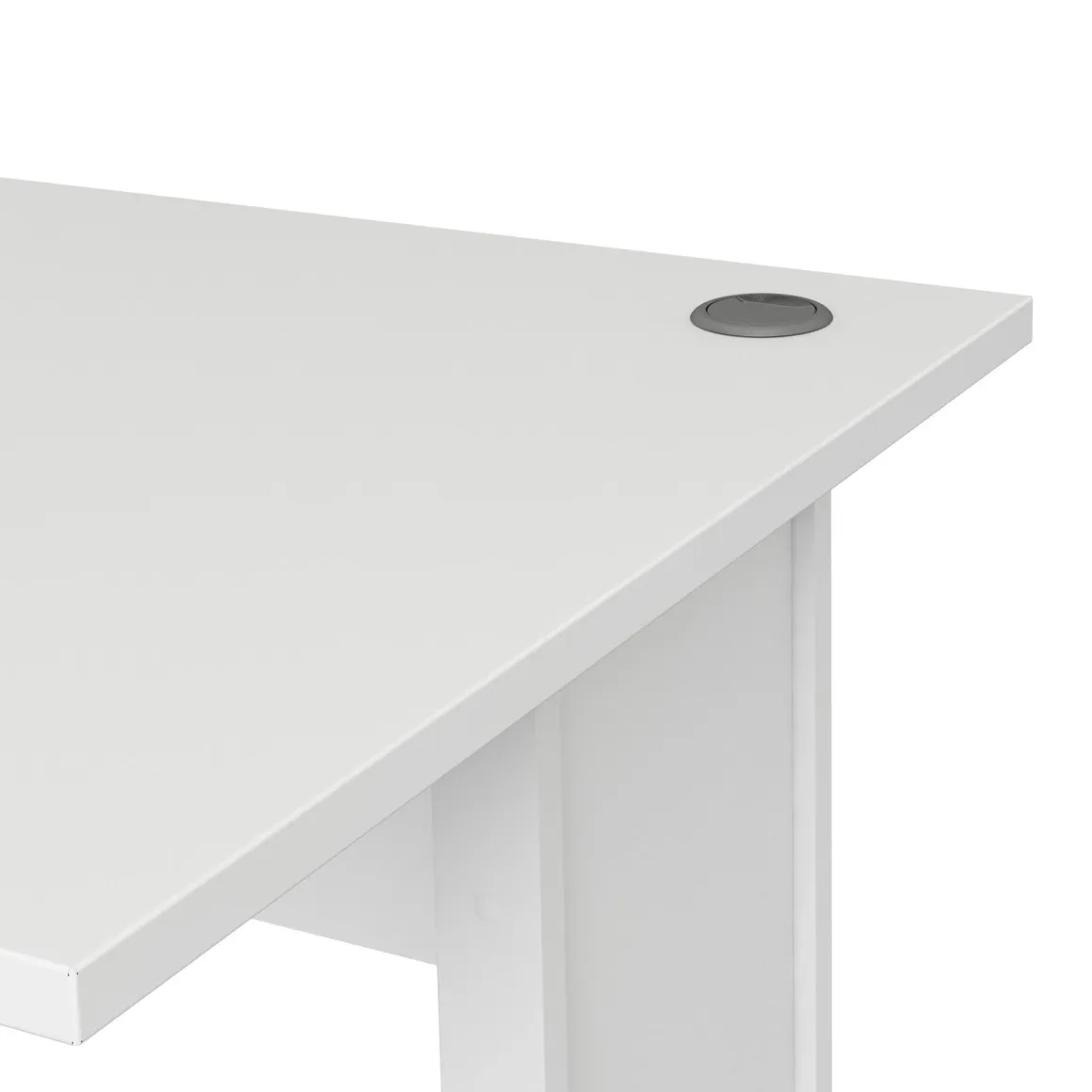 Scrivania lineare bianca 120x80cm in legno - Amigos