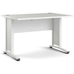 Scrivania lineare bianca 120x80cm in legno - Amigos