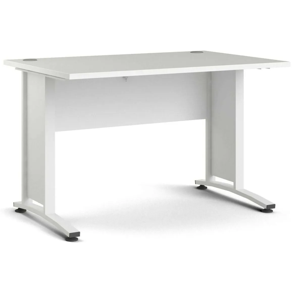Scrivania lineare bianca 120x80cm in legno - Amigos