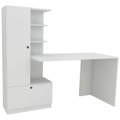 Scrivania lineare bianca 149x61cm - Marilena
