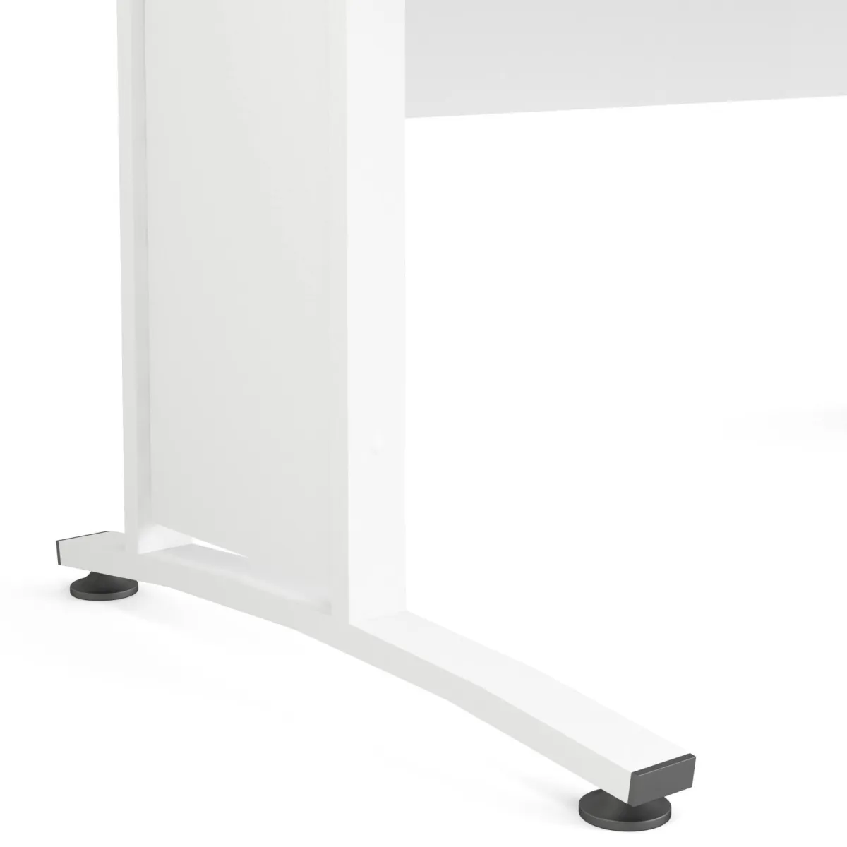 Scrivanie > Dmora Scrivania lineare bianca 150x80cm - Ascorbato Bianco