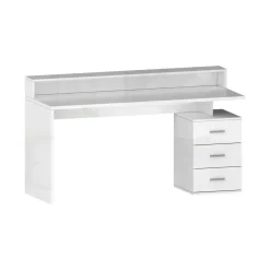 Ufficio|Camera Da Letto > Dmora Scrivania lineare bianca 180x60cm - Arre Bianco
