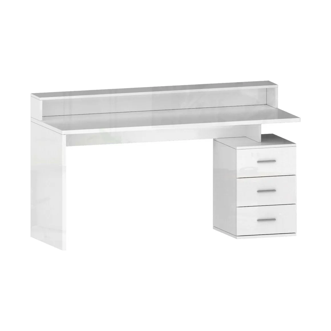 Ufficio|Camera Da Letto > Dmora Scrivania lineare bianca 180x60cm - Arre Bianco