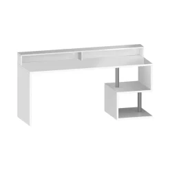 Scrivanie > Dmora Scrivania lineare bianca 180x90cm - Agretto Bianco