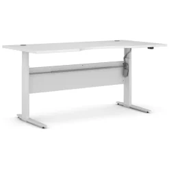 Scrivanie > Dmora Scrivania lineare bianca 180x90cm - Agretto Bianco