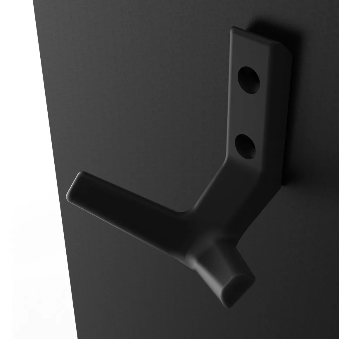 Scrivania lineare grigia scuro e nera 137x67cm - Ampil