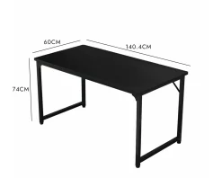 Scrivania lineare nera 60x140cm - Alecxander