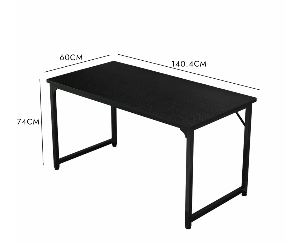 Scrivania lineare nera 60x140cm - Alecxander