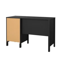Scrivanie > Dmora Scrivania lineare nera 120x48cm con 3 cassetti - Murjan Nero