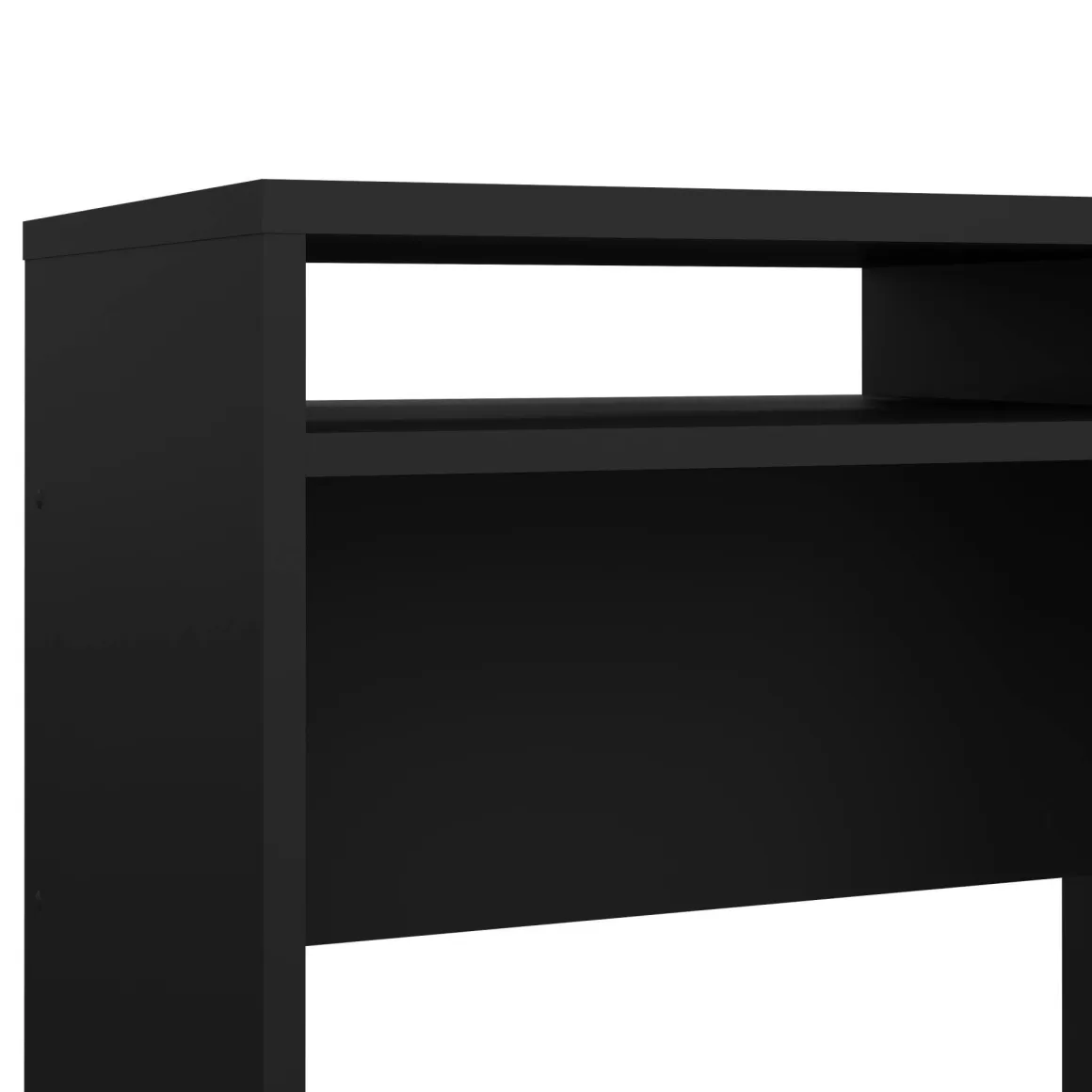 Scrivania lineare nera 110x48cm in legno - Abbadu