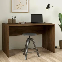 Scrivania lineare noce 120x75cm - MaryRead