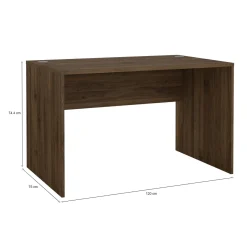 Scrivania lineare noce 120x75cm - MaryRead