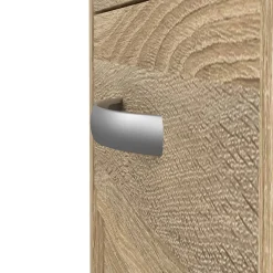 Scrivanie > Dmora Scrivania lineare quercia 109x48cm con 4 cassetti - Amor Marrone Quercia