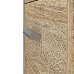 Ufficio|Camera Da Letto > Dmora Scrivania lineare quercia 110x60cm piano in legno massello - Melita Marrone Quercia