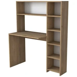 Scrivania lineare quercia 113x40cm con libreria - Arapaho