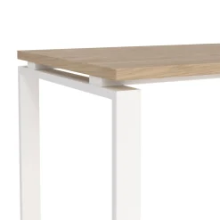 Scrivania lineare rovere e bianca 150x60cm - Arignano