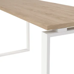 Scrivania lineare rovere e bianca 150x60cm - Arignano