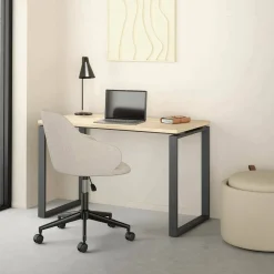 Scrivania lineare rovere e grigia 120x60cm - Pierrot