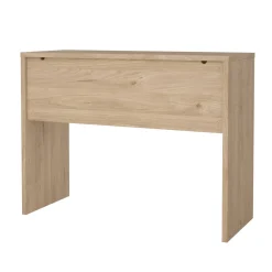 Scrivanie > Dmora Scrivania lineare rovere 100x39cm con 2 cassetti - Acero Marrone Rovere
