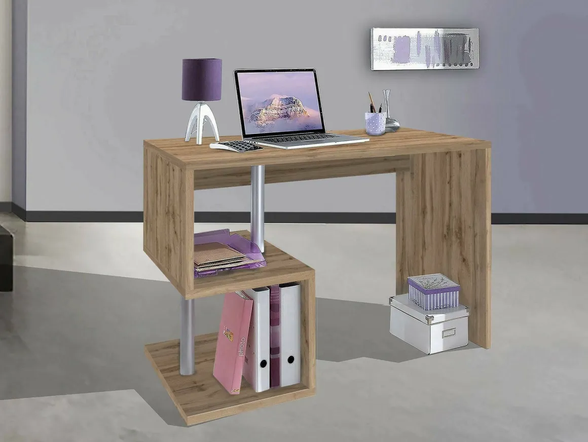 Scrivania lineare rovere 100x50cm - Acan