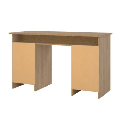 Scrivania lineare rovere 126x55cm con 3 cassetti - Shanshan