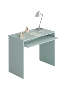 Ufficio|Camera Da Letto > Dmora Scrivania lineare 79x54cm con supporto computer - Ajeje Verde Acqua