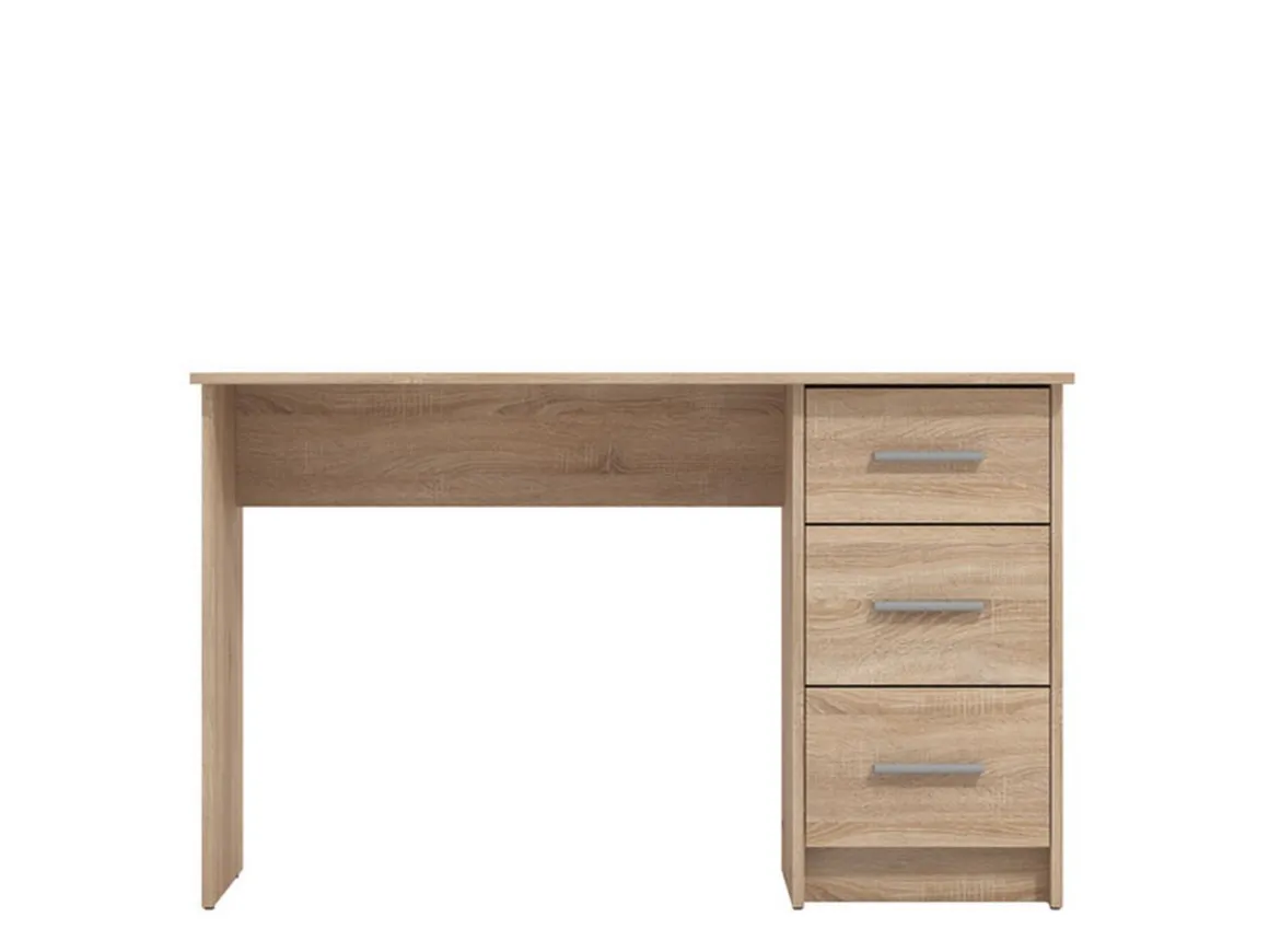Scrivanie > Dmora Scrivania un Ripiano Sfumatura Colore Ripiano Rovere 90x40x73h cm, Materiale Piano in Legno Nobilitato - Urio Marrone Rovere