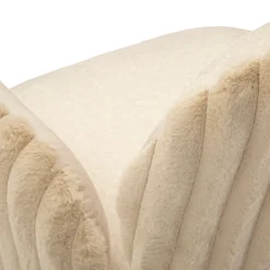 Sedie > Dmora Sedia Bianco Crema Beige 2 Sedie Imbottito, Sfumatura Colore Struttura Crema - Zans Beige, Bianco Crema