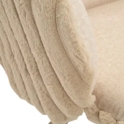 Sedie > Dmora Sedia Bianco Crema Beige 2 Sedie Imbottito, Sfumatura Colore Struttura Crema - Zans Beige, Bianco Crema