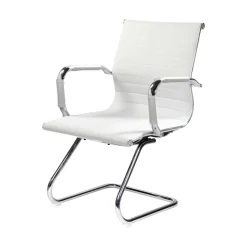 Sedia Bianco una Sedia Imbottito, Peso Supportato 120 kg - Artena