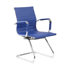 Sedia blu una Sedia Imbottito, Peso Supportato 120 kg - Artena