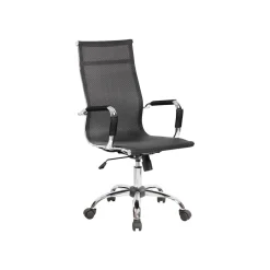 Sedia con ruote Dardit, Nero, 63x54h106/116 cm