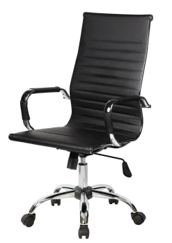 Sedia con ruote Disrae, Nero, 63x54h106/116 cm