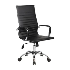 Sedia con ruote Disrae, Nero, 63x54h106/116 cm