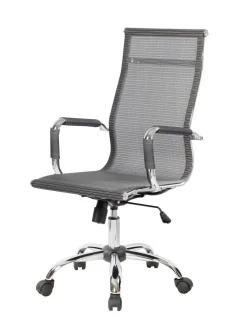 Sedia con ruote Dmannin, Grigio, 63x54h106/116 cm
