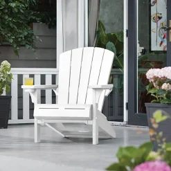 Sedia da esterno Creston, 80x93 h93 cm, Bianco
