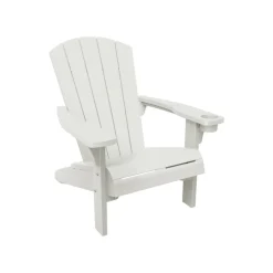 Sedia da esterno Creston, 80x93 h93 cm, Bianco