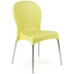 Sedia da Esterno Verde una Sedia Impilabile, Peso Supportato 120 kg Made in Italy - Linder