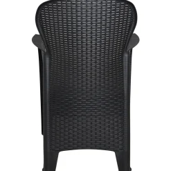 Sedie Da Esterno|Sedie > Dmora Sedia da giardino in plastica - Amilton Bianco